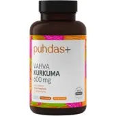 Raw Organic Puhdas+ Vahva Kurkuma 600mg 120kaps.