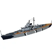 Revell Bismarck 1:1200 pienoismalli