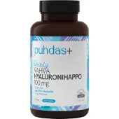 Raw Organic Puhdas+ Vahva Hyaluronihappo 100 mg, 120 kaps