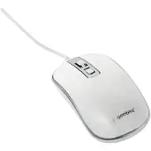 Gembird MUS-4B-06-WS, Molempikätinen, Optinen, USB A-tyyppi, 1200 DPI, Hopea, Valkoinen