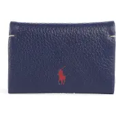 Ralph Lauren for woman. 427949873004 Polo Play navy leather card holder (OSFA), Casual