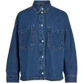 Vila Vicreek L/S Denim Shirt - Blue - 42