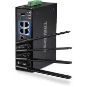 Trendnet TI-W100, Wi-Fi 5 (802.11ac), Kaksitaajuus (2,4 GHz/5 GHz), Ethernet LAN, 3G, Musta, Pöytäreititin