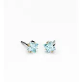 Blomdahl GT Tiffany Edge 5 mm CZ Aquamarine