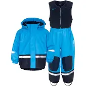 Didriksons Kids' Boardman C Set Sharp Blue Sadesetit 70