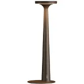 Karman Design-pöytävalaisin Papiria, himmennettävä, Ruskea/ruoste, Olohuone/ruokailutila, Alumiini, Design