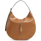 Ralph Lauren for woman. 428867518002 Dark brown leather large Polo ID shoulder bag (OSFA), Casual