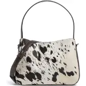 Markberg Esambg Cross. Bag, Cow Print - White - ONE SIZE