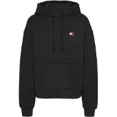 Tommy Hilfiger Collegepaita 'Tommy Badge Boxy' musta