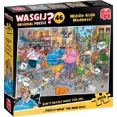 Royal Jumbo BV Wasgij Original 46 Middle Aisle Madness! 1000p palapeli