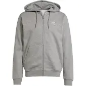 Adidas Originals Collegetakki 'Trefoil Essentials' meleerattu harmaa