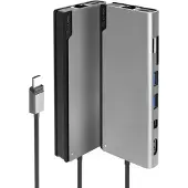Alogic Ultra USB-C Dock PLUS V2 - HDMI, MDP, USB, Ethernet, minneskortläsare och 100W PD