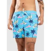 Party Pants Slow Chill Prty Str Surffishortsit cyan Koko M