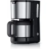 Braun PurShine KF1505BK 9 kupin -kahvinkeitin termoskannulla, musta