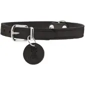 Hunter - Hundhalsband Aalborg Svart 47 - Halsmått 37-43cm - Koirat - Kaulapannat