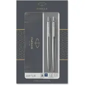 Parker 2093256, Kuulakärkikynä, Mekaaninen kynä, Hopea, Ruostumaton teräs, Pyöreä, Keskikokoinen