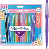 Paper Mate Flair Candy Pop Multicolor Capped Gel Medium Tip Kynä 12 Yksiköt