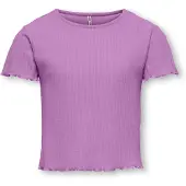 Kids Only Kognella S/S O-Neck Top Noos Jrs - Purple - 134-140