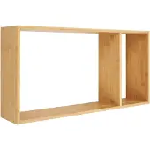 House Nordic Mira - Wall Shelf, Bamboo, Natural - Beige - H:35.5CM
