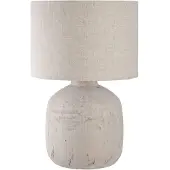 House Nordic Tyra - Table Lamp, Ceramic, Stone Structure - Beige - 46.5X30X30CM