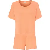 LASCANA Pyjamashortsit koralli