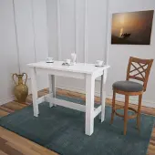 Skye Decor Pöytä Barra, valkoinen