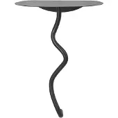 Ferm Living Curvature hylly, musta messinki