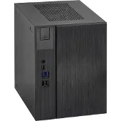 Asrock DeskMeet X300 -minitietokonerunko, musta