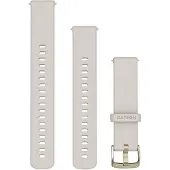 Garmin Quick Release silikoniranneke 18 mm norsunluu/kulta