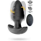 Vuxen Frank Rotating &amp; Vibrating Anal Plug With Remote