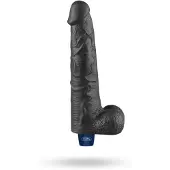 Lovetoy Rechargeable Vibrating Dildo Black 27,2 cm