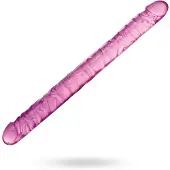 Vuxen 44.5cm Realistic Double Dildo - Purple