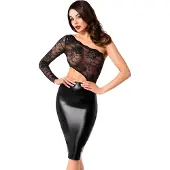 Noir Handmade F339 Erotica Midi Dress