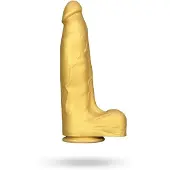 Vuxen XXL Silicone Dildo Gold 33 cm