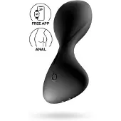 Satisfyer Trendsetter - sovelluksella ohjattava anaalivibraattori (musta)