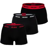 HUGO 50532611 Trunk Red Boxerit 3 Yksiköt