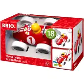 BRIO 30234 Leg Og Lær Action Racerbil - Red - ONE SIZE