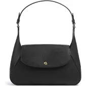 Ralph Lauren for woman. 431969364001 Schylar medium black shoulder bag (OSFA), Casual, Leather
