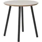 Ebuy24 Aalst lisäpöytä Ø40cm travertiini beige -koristeella.