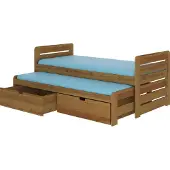ADRK Furniture Lasten sänky Tomi 200x90, tammi