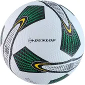24hShop Dunlop-jalkapallo koko 5 / kestävä kumipallo / pallo jalkapalloharjoitteluun ja katupeliin
