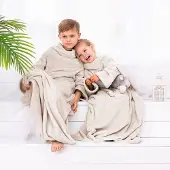 Restilo Kreminvärinen peitto LAZYKIDS 90×105 cm