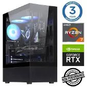INTOP Tietokone Ryzen 7 5700X 32GB 500SSD M.2 NVME RTX3050 6GB no-OS