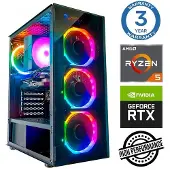 INTOP Tietokone Ryzen 5 5600X 32GB 250SSD M.2 NVME RTX3050 6GB no-OS