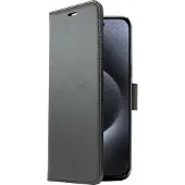 Screenor Smart, iPhone 15 Pro -lompakkokotelo, Musta