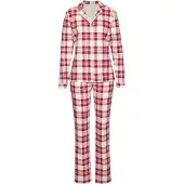 LASCANA Pyjama verenpunainen / valkoinen