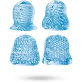 NMC The Fedora 4in1 Glans Stroker Set Blue