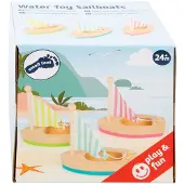 Small Foot - Bath Toy Wooden Sailboats Set of 3