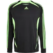 Adidas Originals Paita Teamgeist Adicolor - Musta/Vihreä Pitkähihainen, koko Medium