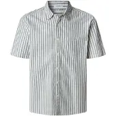 Pepe Jeans for man. PM309077 Christopher shirt white (S), Casual, Cotton, Short sleeve